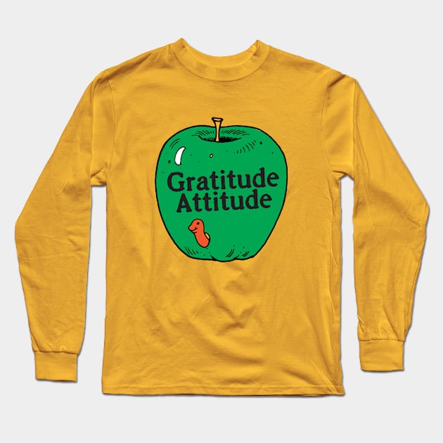 Gratitude Attitude Long Sleeve T-Shirt by RealFanShitOnly/Peace.Sports